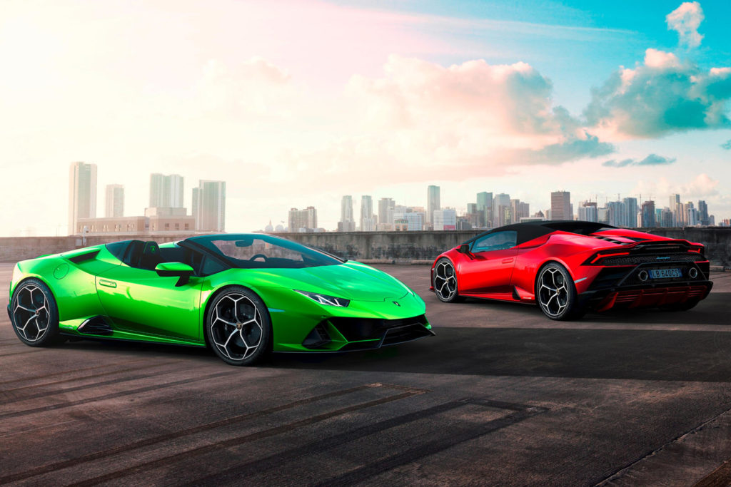 2020 Lamborghini Huracan Evo Spyder 1